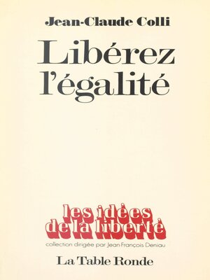 cover image of Libérez l'égalité